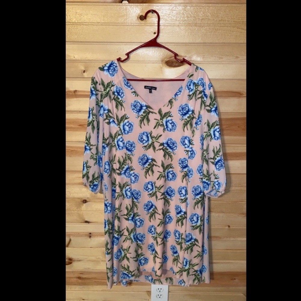 Floral knee length dress